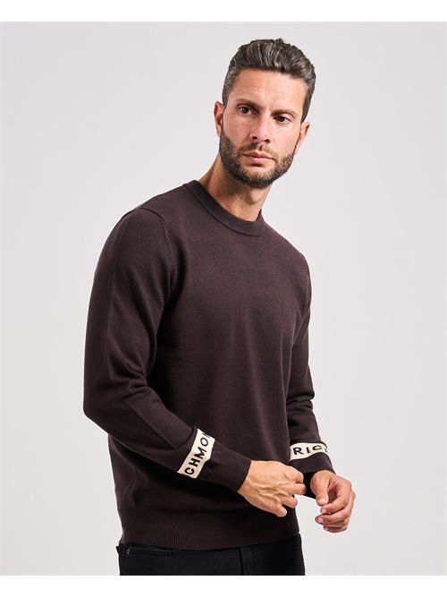 Maglione uomo Richmond X con bande sulle maniche RICHMOND X | UMA25035MAMULCH